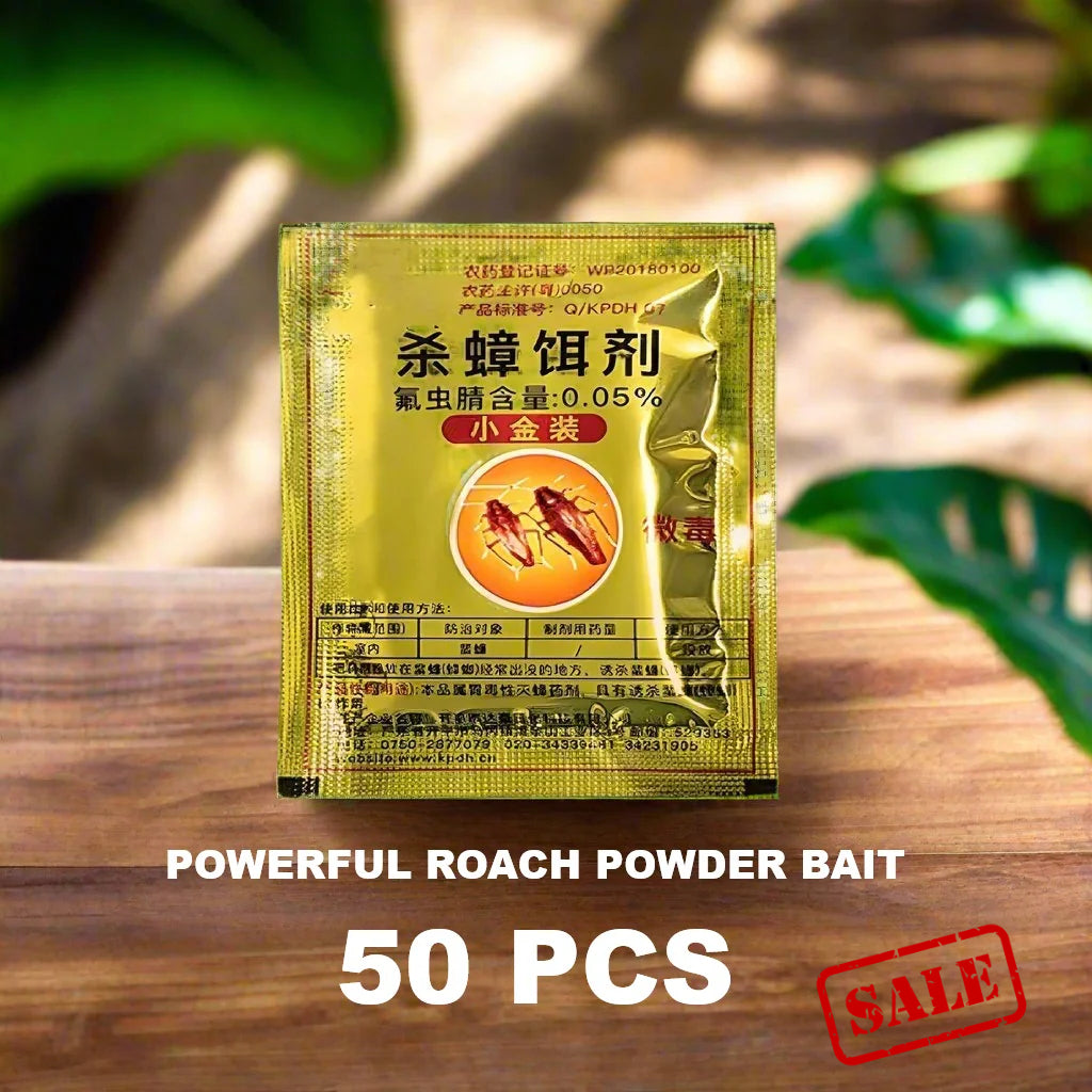 Cockroach Powder Bait 50 Bags for Pest Control