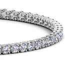 Lab Grown Round Diamond Tennis Bracelet in 14k White Gold (7 cctw F/G  VS2/SI1)-2