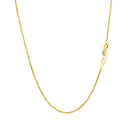14k Yellow Gold Octagonal Box Chain 1.0mm-3