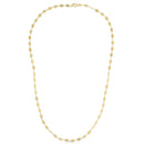 14k Yellow Gold Necklace with Polished Circles-1