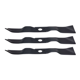 3-Pack 41-Inch Husqvarna Blades For Rider 155, R 15, R 16, R 18 & R 21 Hardened Steel