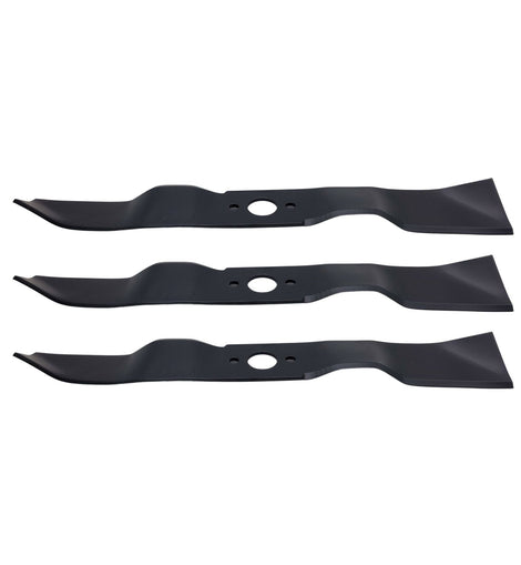 3-Pack 41-Inch Husqvarna Blades For Rider 155, R 15, R 16, R 18 & R 21 Hardened Steel