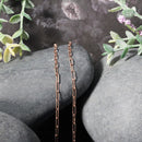 14K Rose Gold Delicate Paperclip Chain (2.1mm)-4