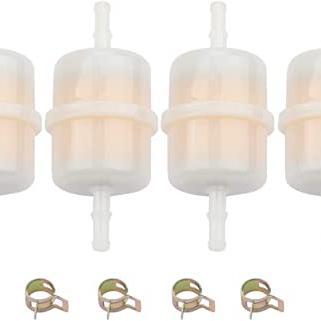 Hipa 4-Pack 24 050 13-S Fuel Filter 15 Micron for Kohler CH20S - CH25S, CH670S CH730S - CH750S LH685S SV720S to SV740S