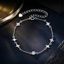 925 Sterling Silver 15+6cm Pavé Setting CZ Bracelet for Women-1