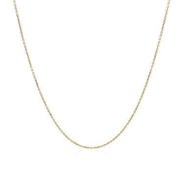 10k Yellow Gold Cable Link Chain (0.50 mm) - 0