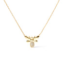 10K Yellow Gold Diamond Accented Bumble Bee Pendant 18" Inch Necklace (H-I Color, I1-I2 Clarity)-1