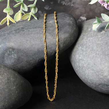 10k Yellow Gold Singapore Chain (1.80 mm) - 0