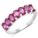 1.89 Carat Genuine Ruby .925 Sterling Silver Ring-1