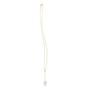 14k Yellow Gold Tesoro Pearl Lariat Necklace-2