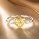 925 Sterling Silver Plated White Gold Pavé Setting CZ Ring for Women-1