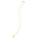 14k Yellow Gold Ppillon Butterfly Necklace-3