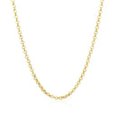 2.3mm 14k Yellow Gold Rolo Chain-2