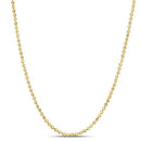 Moon Cut Bead Chain in 14k Yellow Gold (2.00 mm)-2