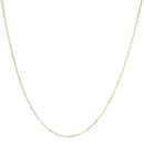 Unisex Solid 14K Yellow Gold 1.5mm Paperclip Chain Necklace - 18 Inches-3
