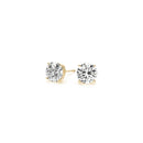 1 1/2 cttw Certified IGI Lab Grown Round Diamond Stud Earrings 14k Yellow Gold (G/VS2)-3