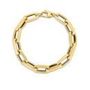14k Yellow Gold French Cable Link Bracelet  (9.00 mm)-2
