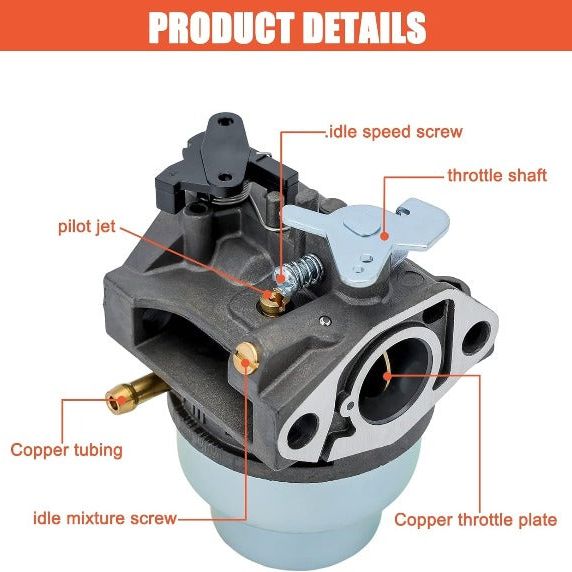 Hipa 16100-Z0L-023 Carburetor For Honda GCV135 GCV160 GC135 GC160 HRB216 HRR216 HRS216 HRT216 HRZ216 Lawn Mower Replace 16100-Z0L-853 16100-ZM0-803