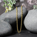 3.1mm 14k Yellow Gold Diamond Cut Cable Link Chain-4
