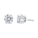 14k White Gold Solitaire Diamond Stud Earrings (1.5 cttw, H-I Color, SI1-SI2 Clarity)-5