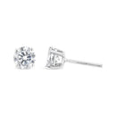 14k White Gold Solitaire Diamond Stud Earrings (1.5 cttw, H-I Color, SI1-SI2 Clarity)-6