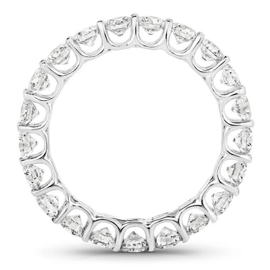 2.52 Carat Genuine Lab Grown Diamond 14K White Gold Ring - 0