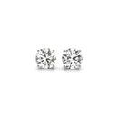2 cttw Certified IGI Lab Grown Round Diamond Stud Earrings 14k White Gold (G/VS2)-1