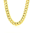 6.5mm 10k Yellow Gold Light Miami Cuban Chain-2