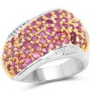 2.49 Carat Genuine Ruby .925 Sterling Silver Ring-1