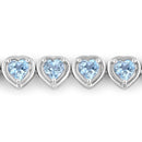 10.50 Carat Genuine Blue Topaz .925 Sterling Silver Bracelet-2