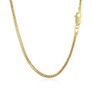 14k Yellow Gold Franco Chain 1.8mm-3
