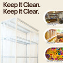 Storage Shelving Unit Cover, fits racks 60" W x 24 D x 72 H All Clear PVC-5