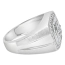 14K White Gold Men's 1 CTTW Diamond Band Ring-7
