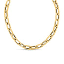 14k Yellow Gold French Cable Link Necklace (9mm)-1