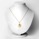 0.17 Carat Genuine Emerald .925 Sterling Silver Pendant-2