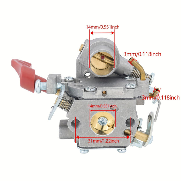 Hipa Carburetor For Poulan PP338PT PP333 PP033 PP133 PRO PP333 PRO PP133 Trimmer