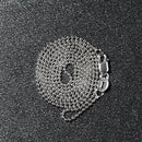 14k White Gold Bead Chain 1.0mm-6