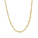 10K Yellow Gold Lite Rope Chain (2.50 mm)-3