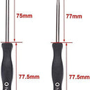 Biuhpa Set 12 Vergaser Tuning Werkzeugen/Tuning Schraubendreher für 2-Takt-Motor Keilverzahnung/Pac Man/D/Doppel-D-Spitze für Poulan Hus-qvarna STHIL ECHO Kettensägen Freischneider-4