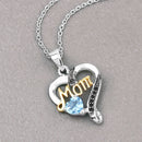 0.57 Carat Genuine Swiss Blue Topaz and Black Spinel .925 Sterling Silver Pendant-4