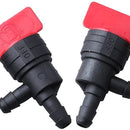 10-Pack 494769 90 Degree 1/4 Inline Fuel Shut Off Valve for Briggs & Stratton 698181 494539 697944 Tecumseh 35857 Mower Generator Pressure Washer-9