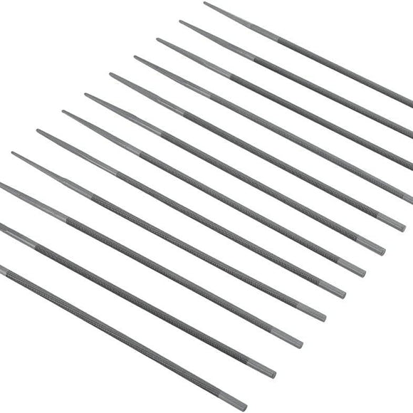 Hipa 12-Pack 3/16 inch 4.8mm Round Chainsaw Chain Sharpening Files to Sharpen .325 Pitch inch Saw Chains Replace for Oregon 70503