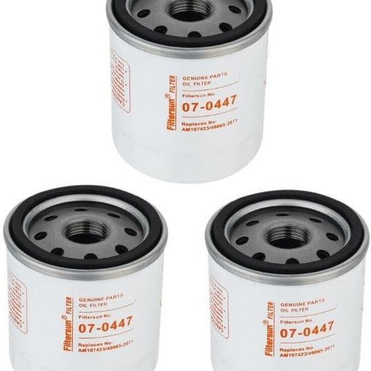 Hipa Oil Filter for 49065-2071 49065-2078 AM107423 AM101001 AM101054 BS 692513 820314 499532 70185 300314 070185 070185GS JX75 JX85 Lawnmower (3 Pack)
