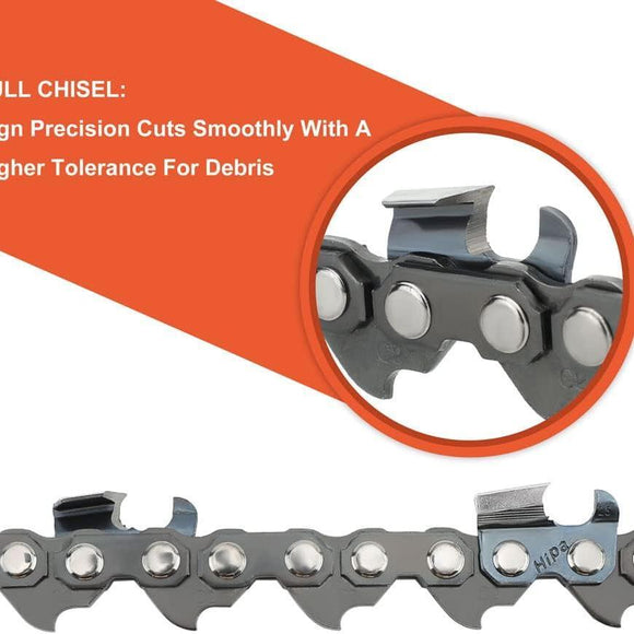 3/8 Pitch .058 84 DL Full Skip 24 inch Saw Chain For Husqvarna 55 65 66 455 455e 460 Rancher 372xp 576xp 262XP 362 362XP Echo Chainsaw