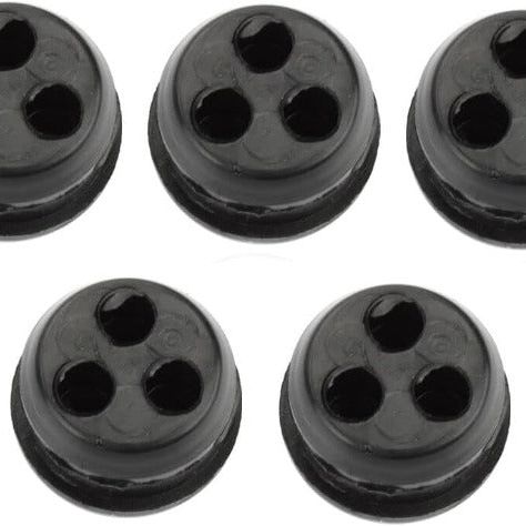 5-Pack Fuel Tank Tube 3-Hole Grommet for ECHO SRM210 SRM210i SRM211 SRM211i SRM210U SRM211U SRM225 SRM310 Trimmer # 13211546730 V137000030