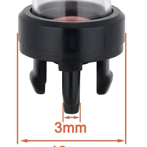 Hipa 188-512-1 Snap in Primer Bulb for 2-Cycle Engine Poulan Echo Chainsaw Ryobi BP42 Homelite Bolens Trimmer Leaf Blower 530047721 503936601 (2Pack)