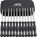 Biuhpa Set 12 Vergaser Tuning Werkzeugen/Tuning Schraubendreher für 2-Takt-Motor Keilverzahnung/Pac Man/D/Doppel-D-Spitze für Poulan Hus-qvarna STHIL ECHO Kettensägen Freischneider-1