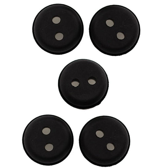 5-Pack 2-Hole 19mm 3/4-inch Tank Hole Rubber Grommet for I.D x O.D 3mm x5mm (Approx 1/8 x 3/16) Fuel Lines fit Generator Lawn Mower Pressure Washer
