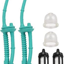 Hipa (2 Pack) 4140 358 7702 Fuel Line Filter Primer Bulb for STIHL FS38 FS55R FS55 FS45 FS46 FS55 KM55 HL45 MM55 FS100 FS110 FS130 Trimmer Weed Eater-1
