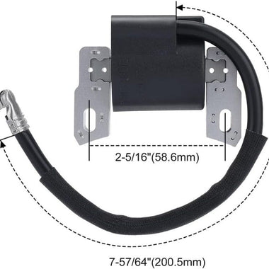 Hipa Ignition coil for Briggs and Stratton 590454 802574 491760 790817 692605 799381 Armature Magneto Engine with Spark Plug - 0